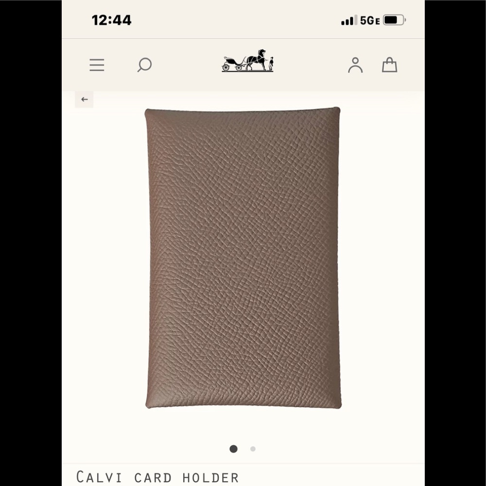 SOLD💕Brand New Hermes Calvi Card Holder
